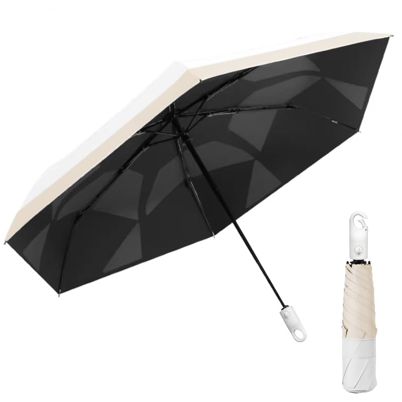 

DSDCDJ Складывается в 3 Ультра Полный Свет Тепло Автоматический 6 Складной УФ Тепловой Удар Солнце Ветрозащитный и Подходит для Дождя или Включает Хранение Идеальный