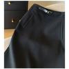 Elegant High Waist Gray Office Pencil Skirt Women Split Slit Work Slim Fit Skirts
