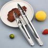 with Buckle Barbecue Clips Long Handle Serving Tong Stainless Steel Food Tongs  Commercial