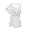 European American Women's Rhinestone Mesh Layered Fashion Dress