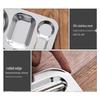 Stainless Steel 5-Compartment Lunch Tray