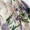 170*53cm Luxury 100% Mulberry Silk Scarf Printed Satin Shawl Lightweight Spring Summer Wrap Elegant  Accessories