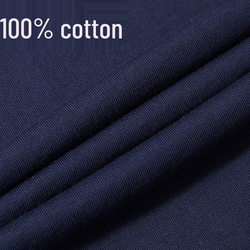 Men's Plus Size Casual Solid Color Short Sleeve Cotton T-Shirt for Team Building