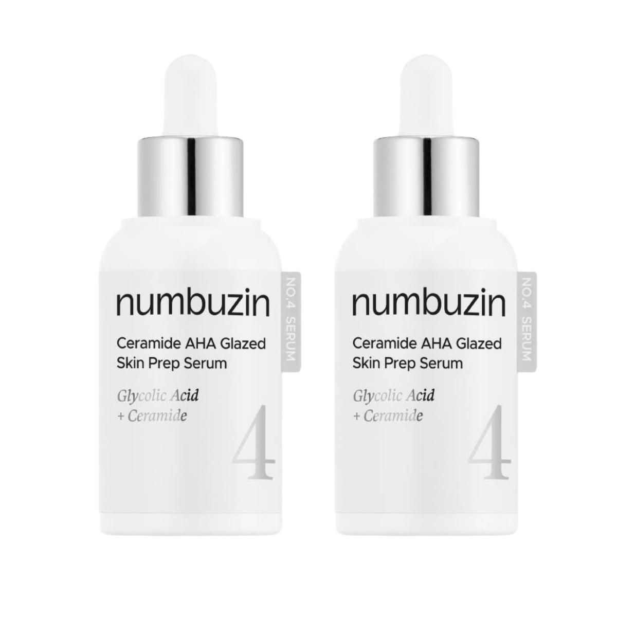 

Numbuzin No. 4 Cera-Peel Glazed Skin Serum AHA PHA Pore Refining 30ml x 2 Double Set