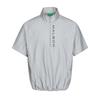 MALBON GOLF Performance Short Sleeve Anorak Light Gray (Man)