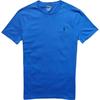 Polo Ralph Lauren Solid Color Logo Embroidered Crew Neck Pullover Straight Fit Short Sleeve T-Shirt Men Tops Blue 710671438-158