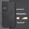 Redmi K50 Phone Case, Redmi K50Pro Protective Cover, Shockproof Camera Full Protection Soft Case, Simple Silicone Outer, WoAnd Leather Case, Black