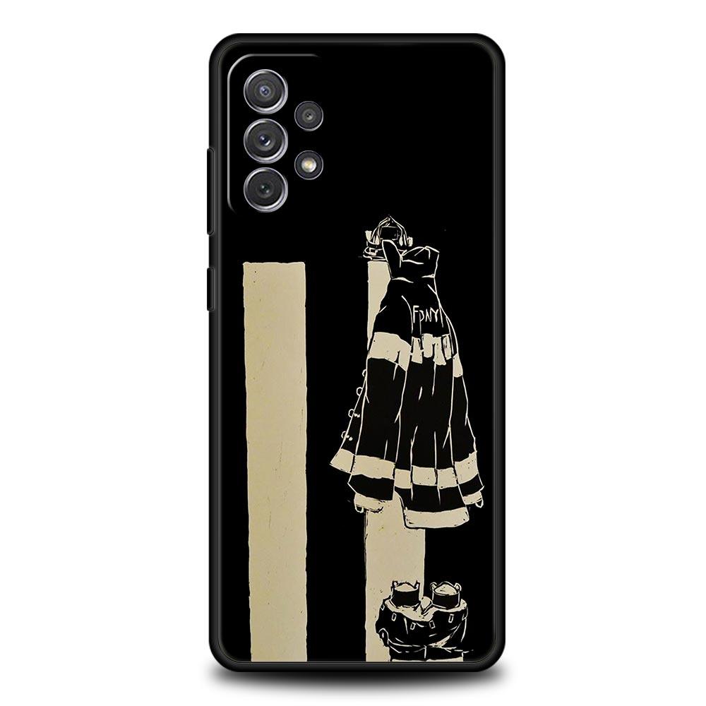 Fireman Firefighter Phone Case for Samsung A51 A71 A21S A12 A11 A15 A25 A31 A41 A23 A33 A53 A73 A03S A05S A13 5G A35 A55 Cover