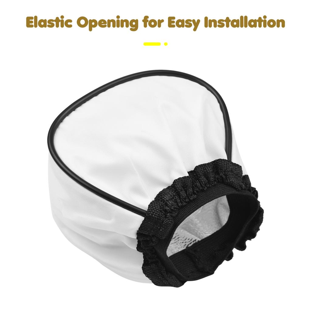 Universal Camera Flash Bounce Diffuser Speedlite Softbox Replacement for Canon Nikon Sony Godox Yongnuo on Camera Flash