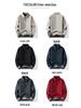 Men's Fleece-Lined Two-Piece Look Warm Sweater with Shirt Collar