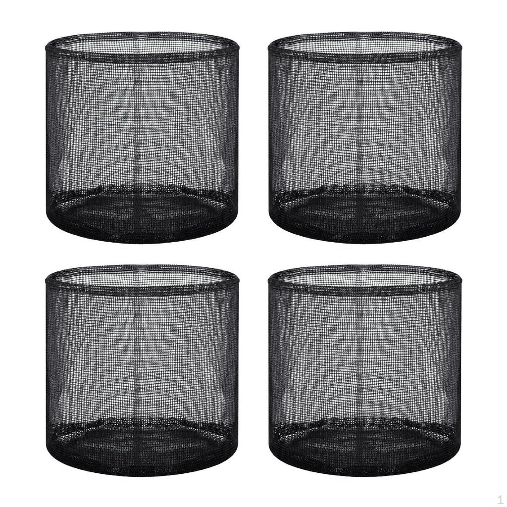 4pcs Aquatic Pond Plant Pockets, Planters Pots Rasnetzwerk for Lotus Outdoor