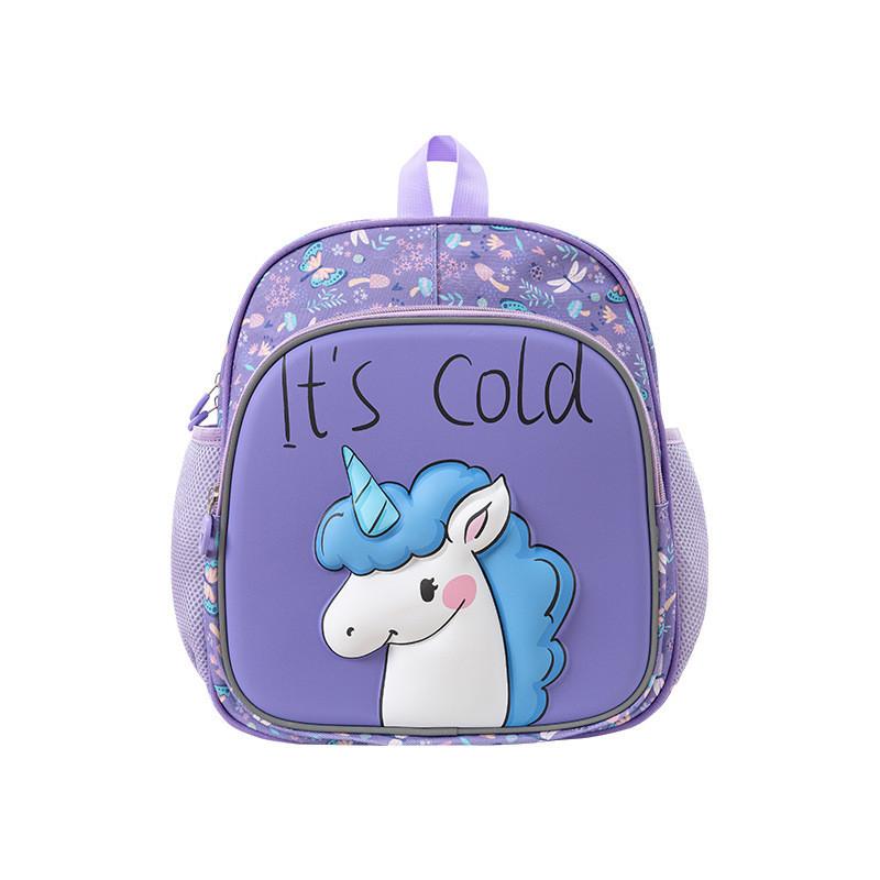 Cat Rabbit Dinosaur Horse Pattern Printing Kids Backpack Breathable Schoolbag