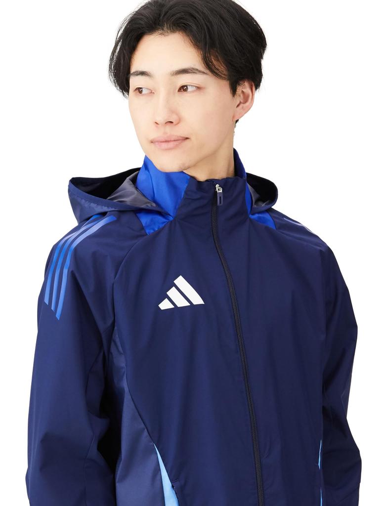 Adidas Tiro 24 Competition Soccer Team Navy Blue Size 2XL Men's All-Weather Jacket, HBP45, (IR9520),