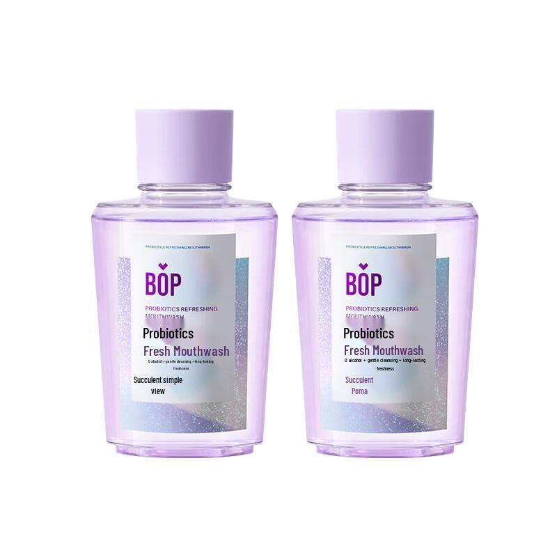 

BOP Probiotic Fresh Mouthwash (Grape) - 2x250ml Pack
