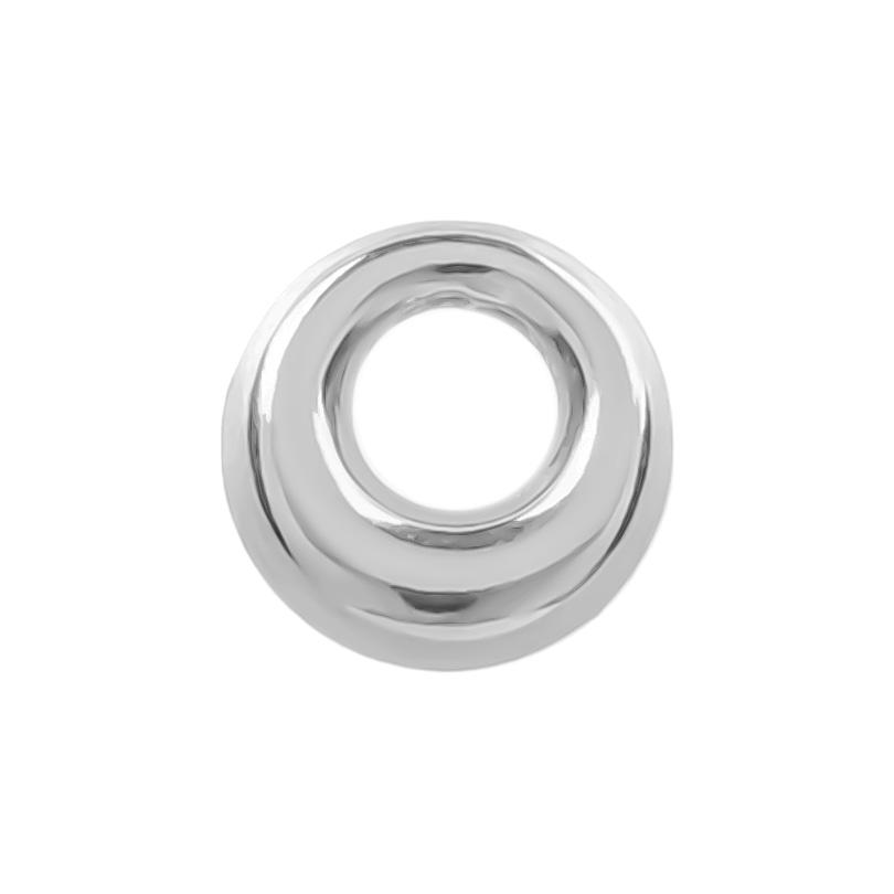 100% Stainless Steel Heart Charms For Jewelry Making Bracelets Earrings Accessories 6pcs/Lot Silver Color Irregular Pendant Bulk