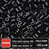 Black & White Perler Beads Refill Pack, 2.6mm Full Set for DIY Fusion Crafts & Educational Toys