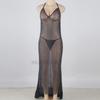 Foreign Trade European and American Large Size Erotic Underwear Women's Pajamas Sao Temptation Uniform Suspender Small Chest Long Skirt Qqny Nightdres