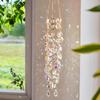 Cross-Border INS Style Sun Catcher: Colorful Crystal and Metal Wind Chime Wall Ornament