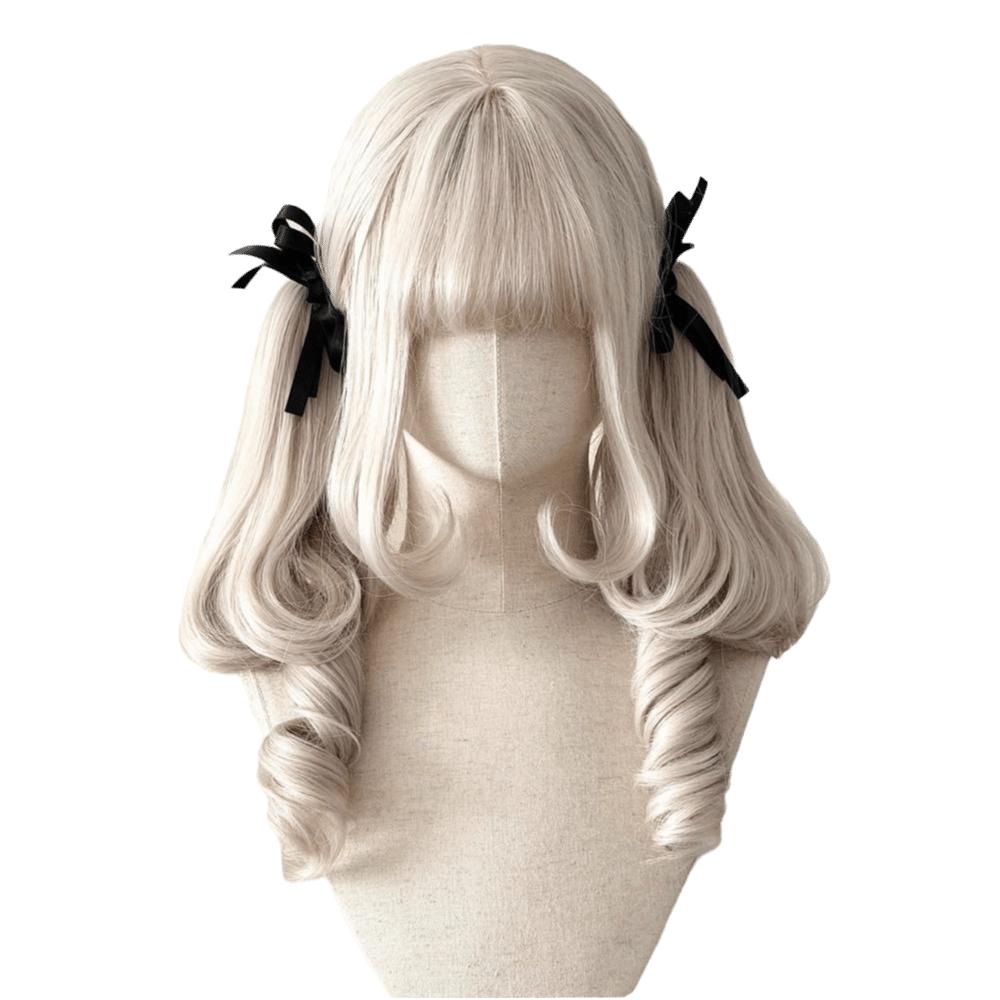 Long Curly Lolita Wig with Bangs Harajuku Roman Volume Cosplay Wig  Cosplay Party
