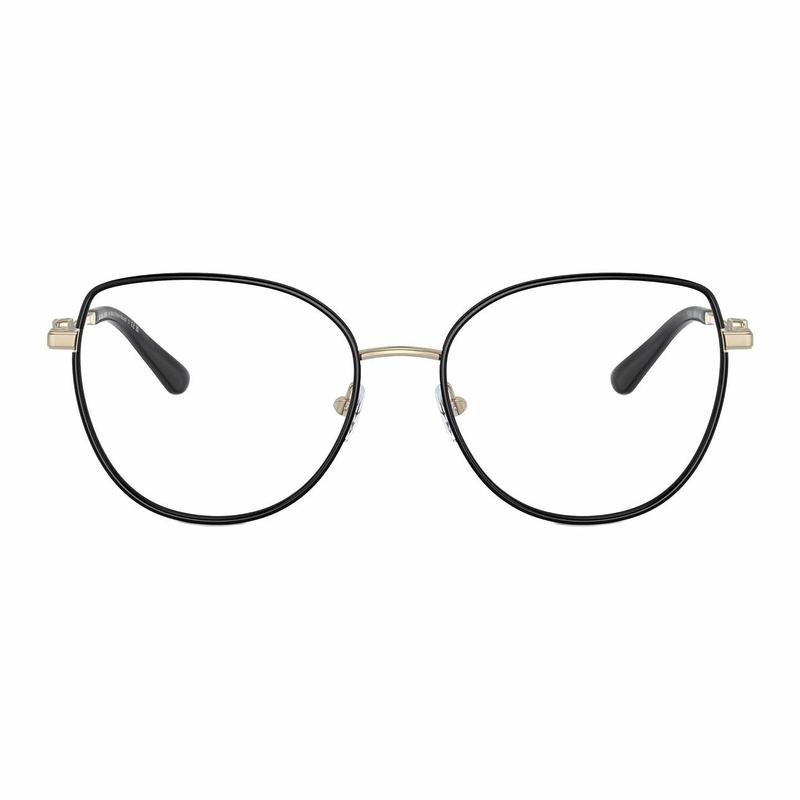 MICHAEL KORS Full frame design, metal cat eye optical frame, same style for men and women, couple style, black