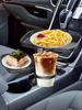 Support de tasse de voiture 3 en 1 amovible avec plateau-Table alimentaire extensible avec design rotatif à 360°, base robuste pour les longs trajets sur route Plateau de table