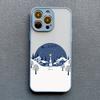 Christmas Winter Snow Scenery Phone Case For iPhone 16 15 14 13 12 11 Pro Max Mini X XS XR 7 8 Plus Shockproof Hard Cover Fundas
