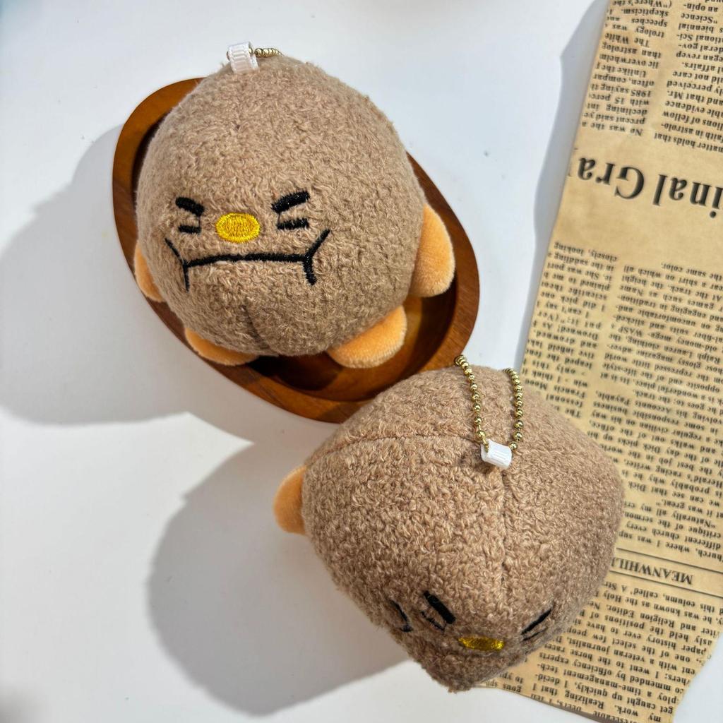 Cartoon Beef Ball Hot Pot Plush Toy - Amusement Park Claw Machine Doll Pendant