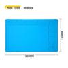 Heat-Resistant Silicone Repair Pad with Magnetic Screw Slots for Phone and Motherboard Repairs