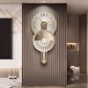 Light Luxury Modern Clock Wall Clock Living Room Background Wall Clock Abstract Silent High-end Feeling Dining Room Wall Clock