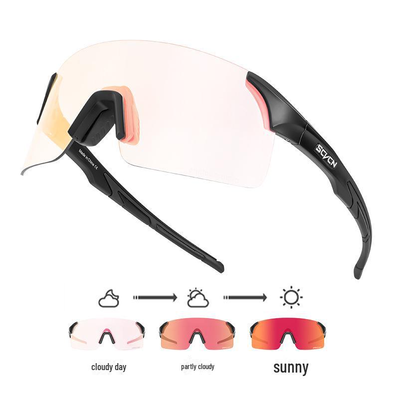 SCVCN Color-Changing Cycling and Outdoor Glasses for Men and Women