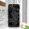 Ästhetische Stilvolle Coole Schwarze Drachen-Aufdruck Handyhülle für OnePlus 12 13 R 11 10 9 Pro Nord 4 2T CE5 CE2 ACE2 ACE3 5G Weiche Hülle