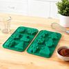 Christmas Silicone Cake Mold Set Xmas Tree Snowman Santa Claus Bells Snowflake Gingerbread Man Baking Mold DIY Baking Tool Kit