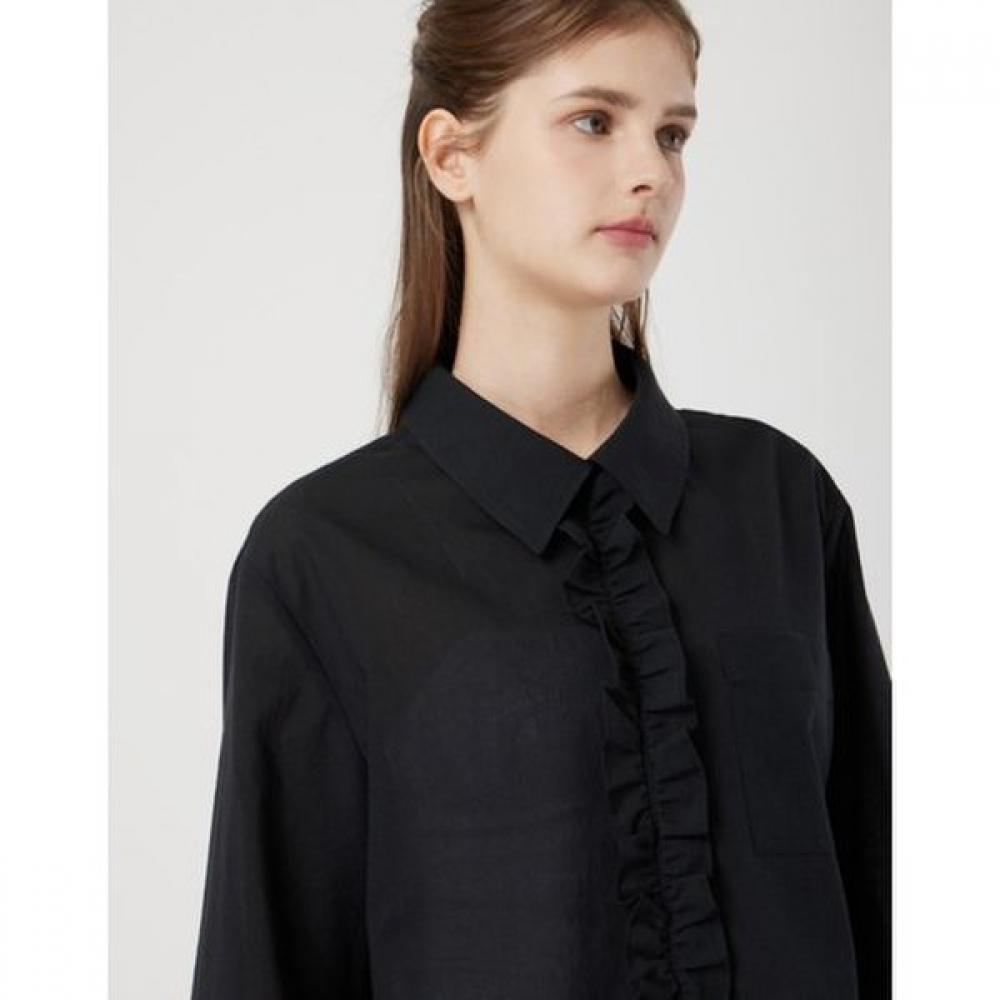Cc Collect. Sheer Frill Shirt Blouse C262msc133