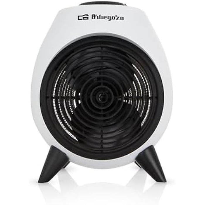 Chauffage électrique - ORBEGOZO - FH 5037 - 2000 W - Thermostat réglable - 2 positions de chaleur