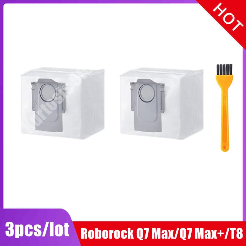 Dust Bag Accessories For XiaoMi Roborock S7 MaxV Ultra / Q5+ / Q7+ / Q7 Max+ / T8 Robot Vacuum Cleaner Dust Bin Spare Parts