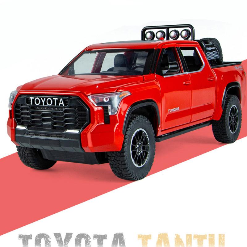 

Offroad Toyota Toy Vehicle 124 Alloy Model Inertia Control Children Gift Play