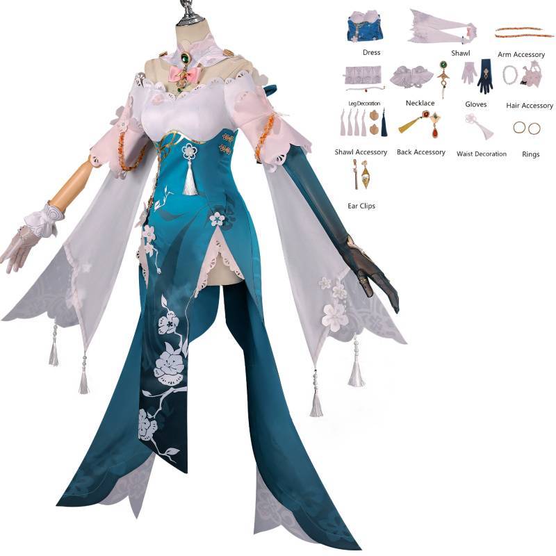 Honkai Star Rail Ruan Mei Cosplay Outfit With Stylish Design For Anime Conventions