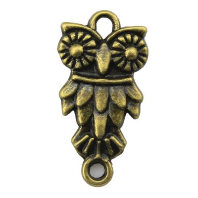 Charms Eulenanhänger Minimalistische Schmuckkomponenten QC091