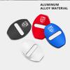 4Pcs 3D Car Door Lock Cover Accessories For Porsche Panamera Taycan 911 718 Macan Cayenne Boxster Cayman 918 Pajun