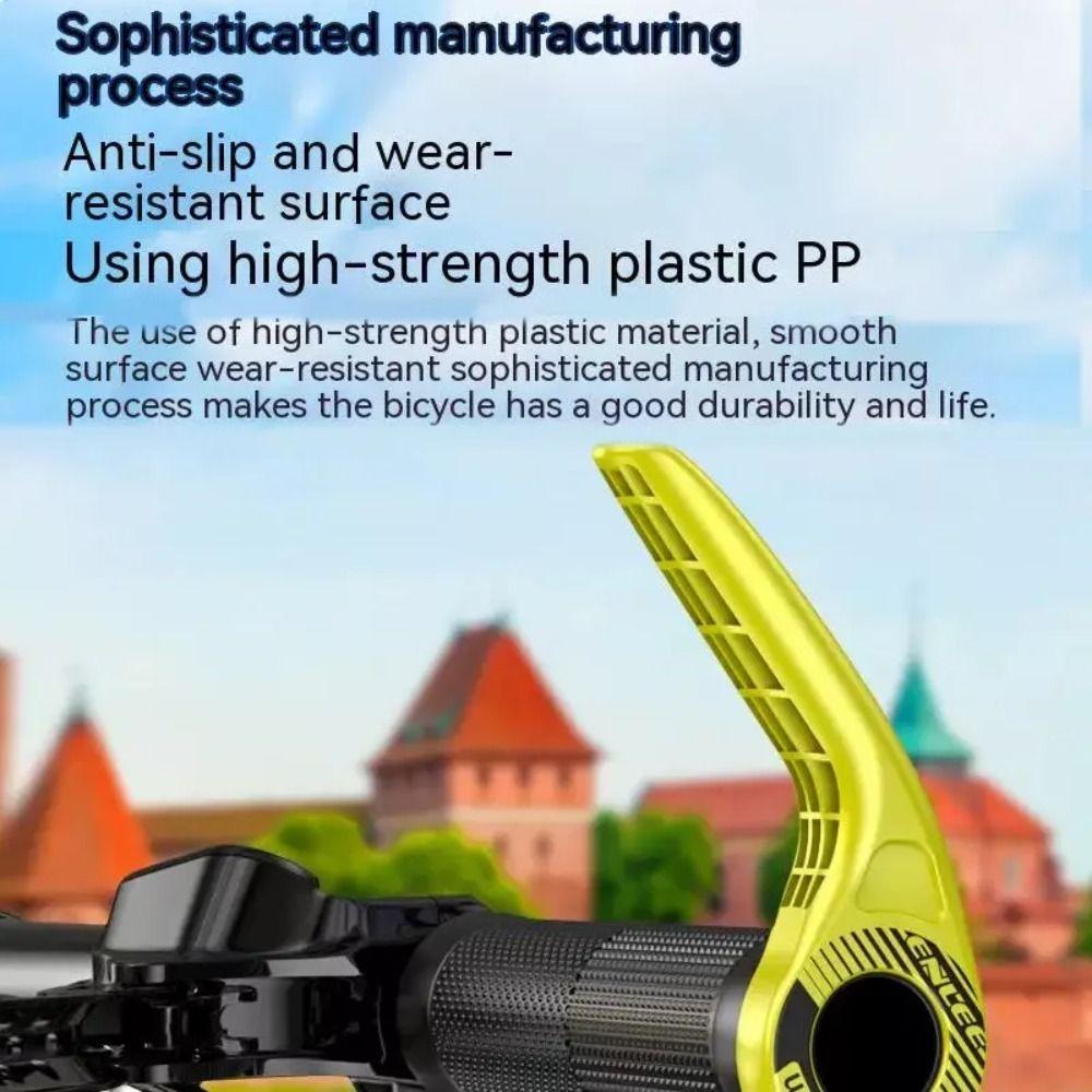 1 Pair Plastic Bike Cycling Handle Grips Adjustable Cow Horn Handle  Bicycle Accessories