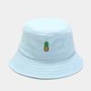 Panama Bucket Hat Fruit Strawberry Embroidered Fishing Cap Men Women Travel Beach Sun Hats
