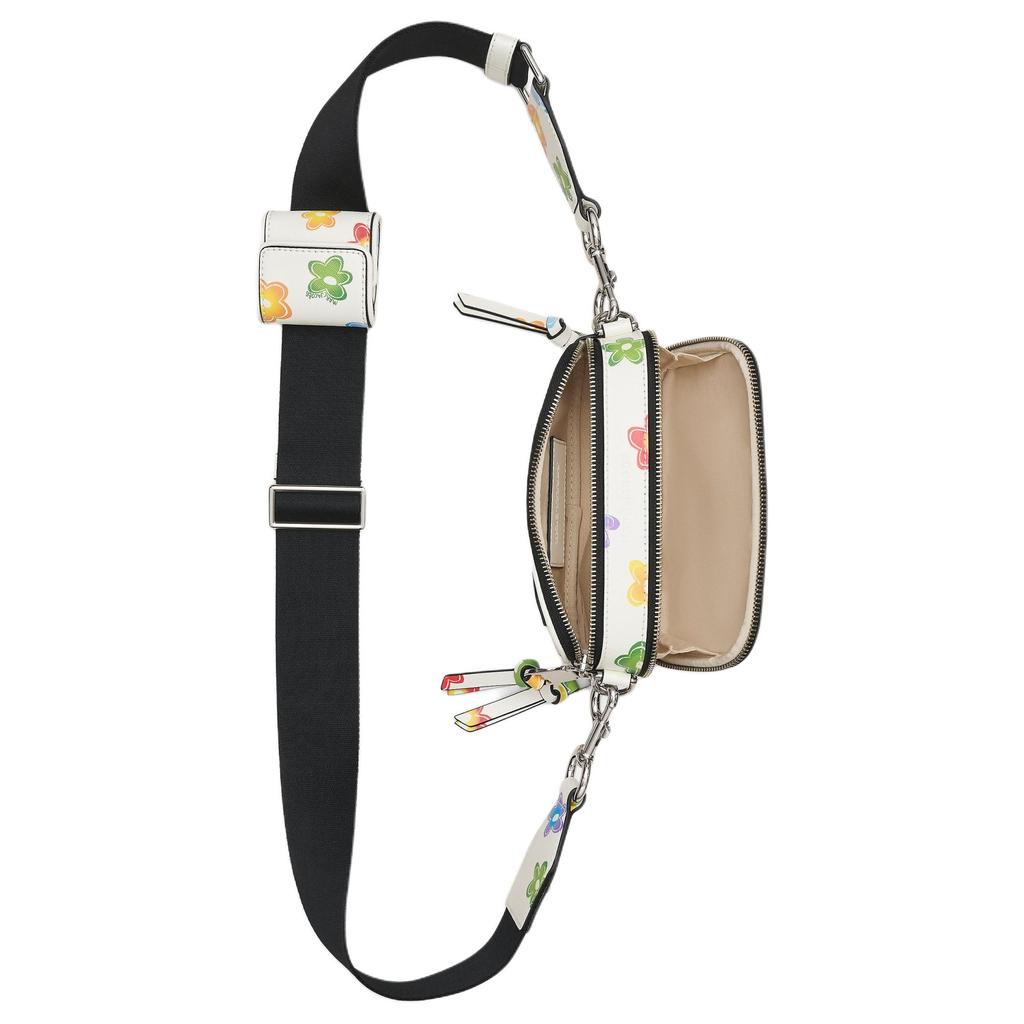 Marc Jacobs Snapshot Wild Daisy Pattern Print Leather Crossbody Bag Women bags White 2P5HCR009H02-101