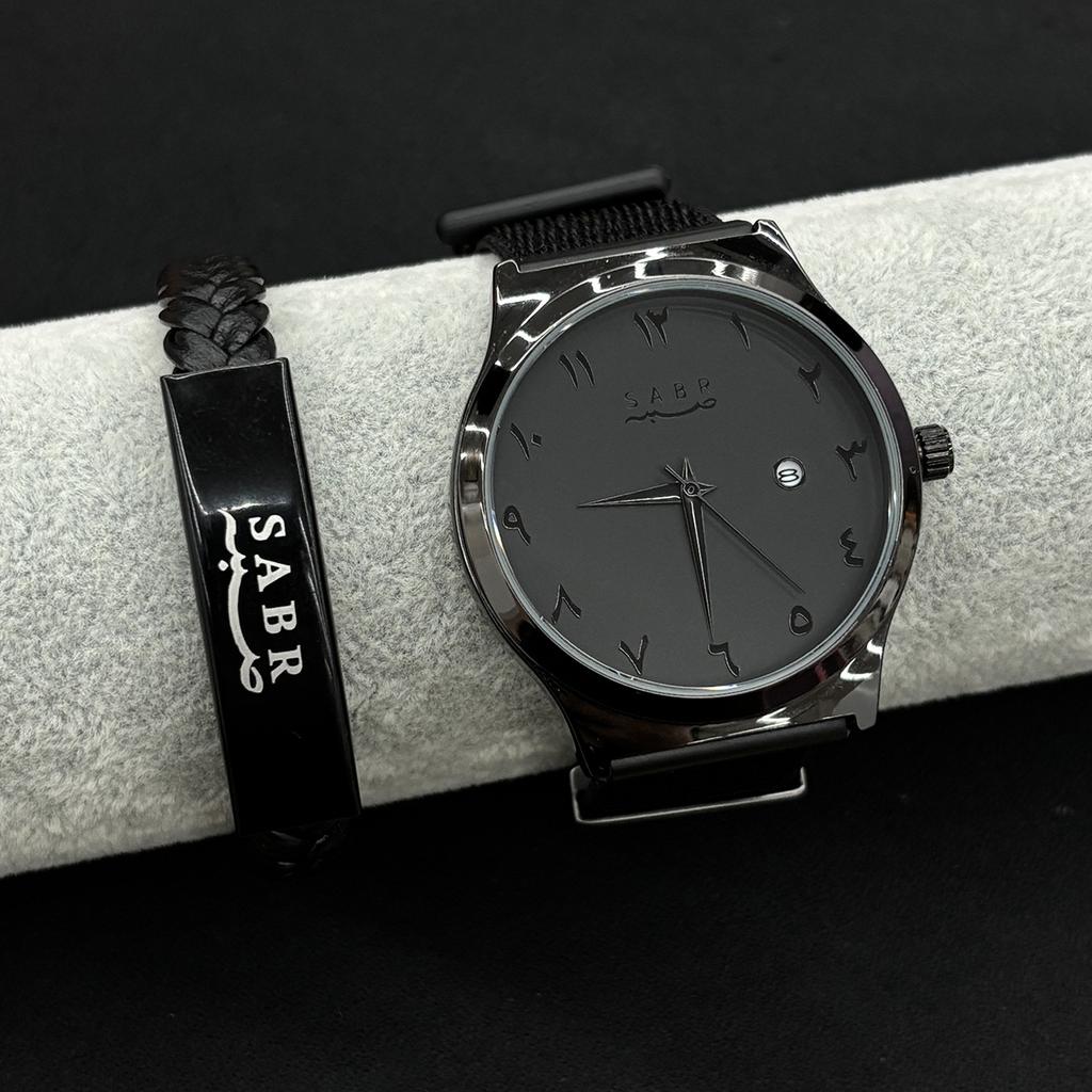 Jewelry Accessories Set Arabic Business Quartz Watch Middle East Men's Sabr Watch
