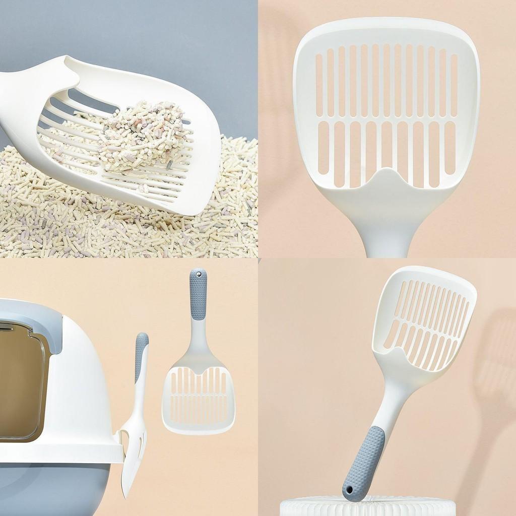 Large Cat Litter Scoop Pp Material Suitable For Cats Antarctic Snow Velvet Color 29.5*12.8*5.5cm