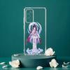 C-Colombina Genshin Phone Case For Samsung Galaxy S24 S25 S23 S22 S21 Plus S24 S25 Transparent Cover Case