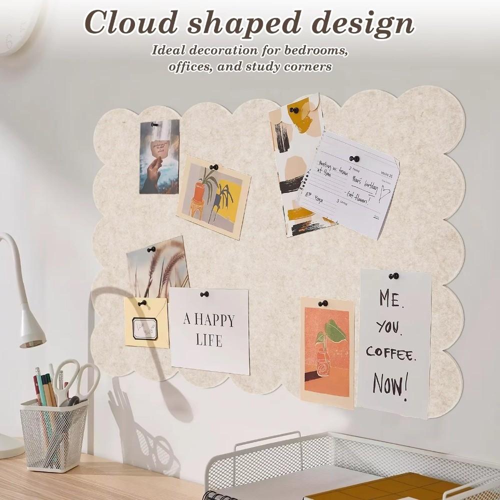 Multi-Use pin Board Felt Photo Display Board Ins Bulletin Board For Office Home Classroom