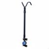 Fishing Rod Rear Rest AntiSlip Grip Aluminum Bracket Lightweight Telescopic Holder Black