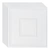 Ceiling Tiles 12-Pack 24 X 24 In PVC Easy Installation White Geometric