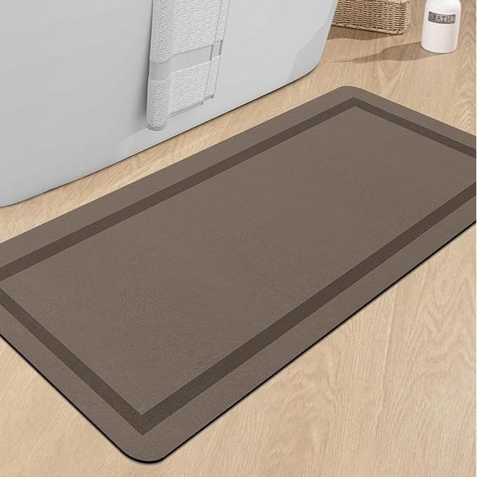 

Новый простой коврик для пола из диатомовой глины для ванной комнаты, ванны, грязный и износостойкий коврик для ног, домашний коврик для ванной, впитывающий воду, противоскользящий 40 * 120cm