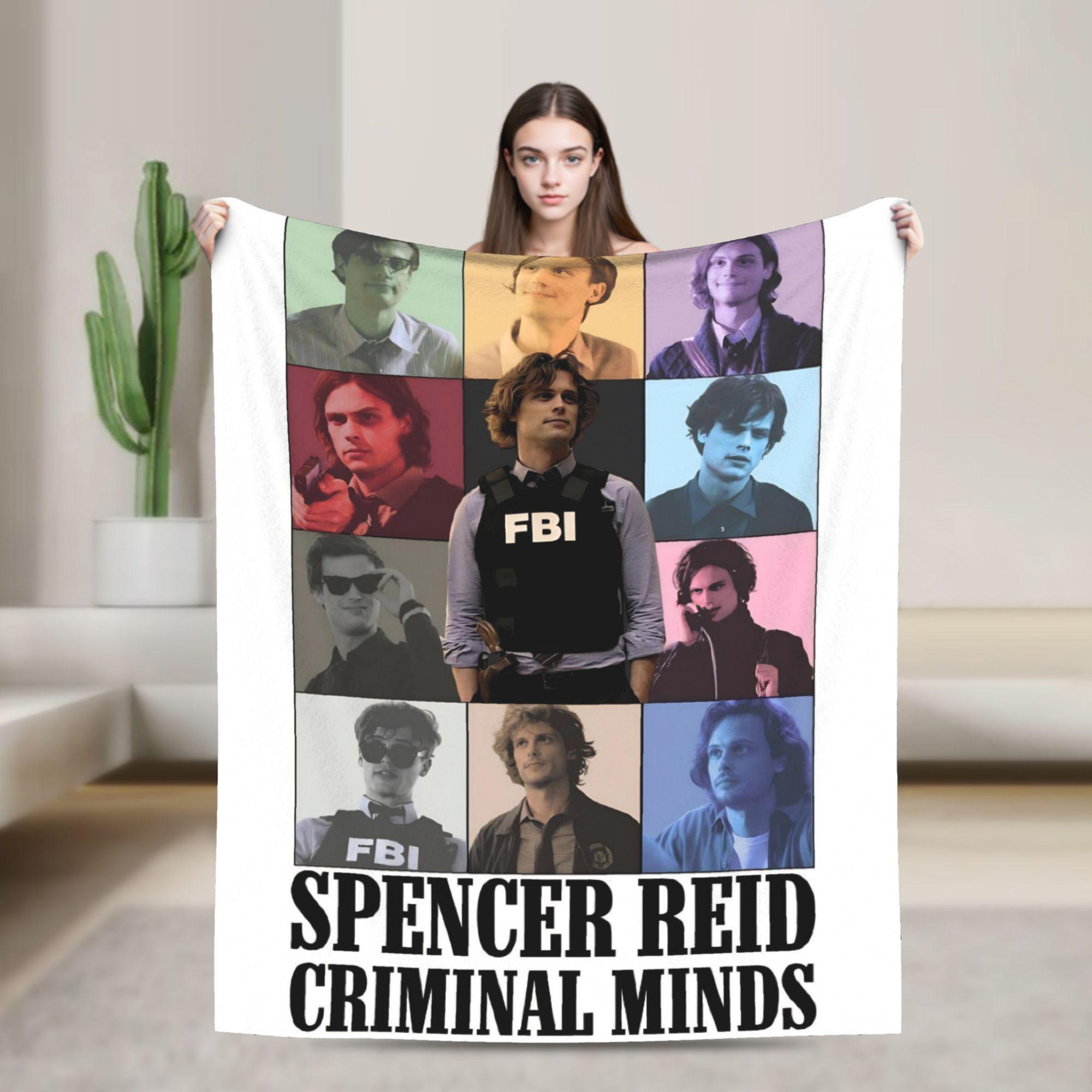 Criminal Minds Spencer Reid  Blankets  Travel Flannel Throw Blanket For Home Decor Soft Customized Quality Bedspread Gift Idea
